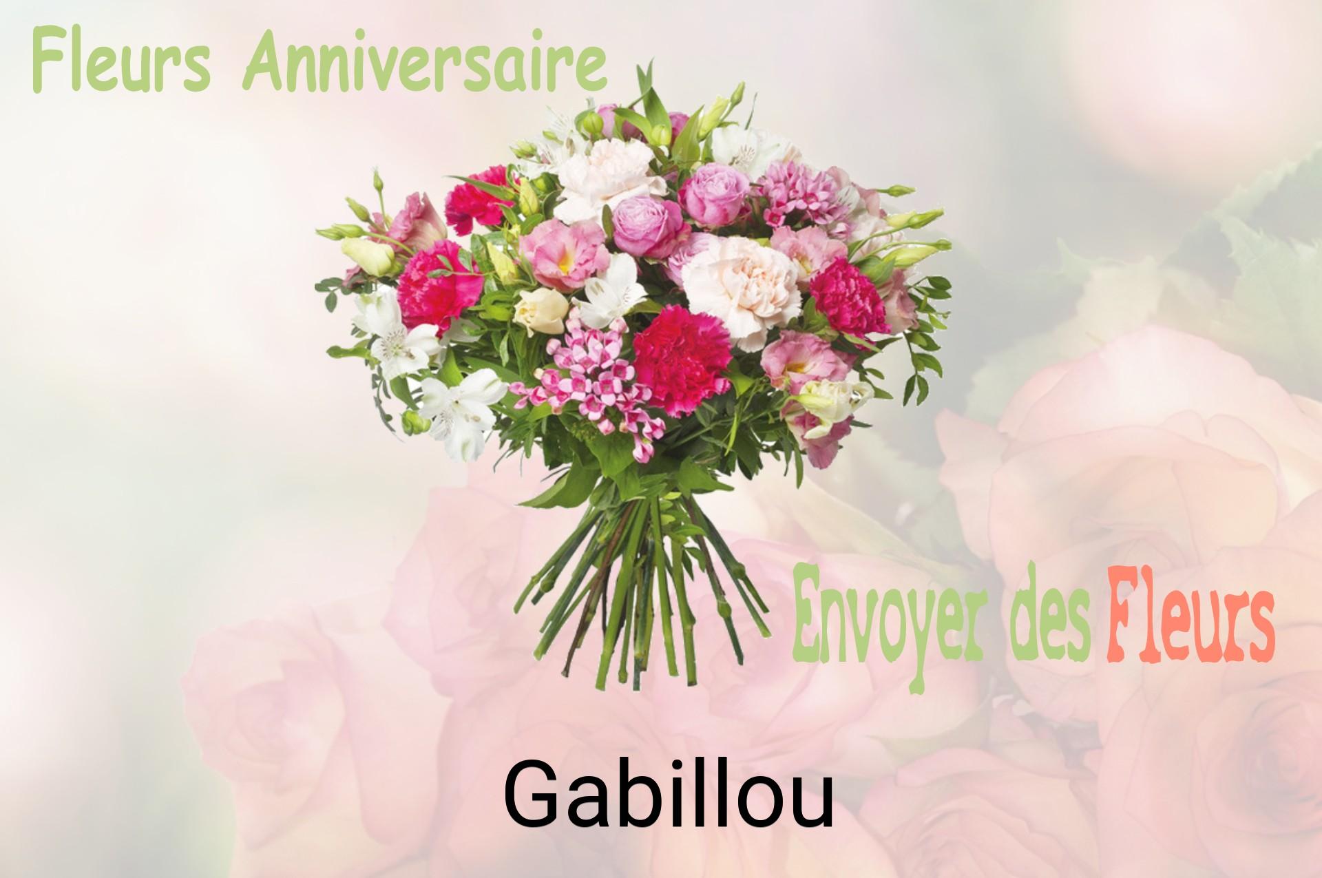 Bouquet de fleurs d’anniversaire livré à Gabillou